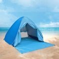 thumbnail image 3 of Hearth & Gear Outdoor Camping Camping Beach Up Beach Tent Sun Shelter For 2 To 3 Person 98% Includes 6 Tent Peg And Storage Bag To Withstand Wind Water Proof For Fishing Hiking Camping Bear Canister, 3 of 4