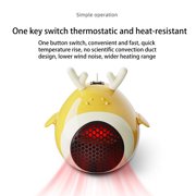Vggrvlo Space Heater 1500W Portable Electric Heaters for Indoor Use With Thermostat 9.5ft/s Portable Electric Heaters for Office Desk