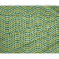 thumbnail image 4 of oneOone Tissu Polyester Lycra Imprimé Serpentine Rayé Tissu de Couture BTY 56 Pouces de Large, 4 of 4