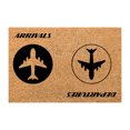 thumbnail image 1 of Welcome Mat Coir Monogrammed Door Mats Coir Doormat Holder Doormats Outdoor Summer Rug Funny Welcome Mat Outdoor Floor Mats for Door Decor, Patio Decor, Plain Entry Mat, 16x24 Inch Airplane Patterns, 1 of 7