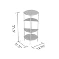 thumbnail image 2 of Side Table. End Table Living Room. Bedside Table or Night Stand. Small Entry Table. Easy To Assemble. Reclaimed Wood Look, 2 of 4