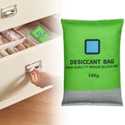 Reusable Dehumidifier Bags CarforInterior Portable Condensation PreventionforWardrobe Closet Basement RV Storage, 13 * 8cm Reusable Moisture Absorber Bag, Wardrobe Closet Dehumidifier 100g