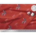 thumbnail image 2 of Soimoi polyester Crepe Fabric Dragonfly & Texture Print Fabric by the Yard 42 Inch Wide, 2 of 3