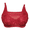 Red, variant on BIMEI Mastectomy Bra with Pockets for Breast Prosthesis Women Wirefree Everyday Bra plus size 8103,White, 36B