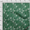 thumbnail image 3 of oneOone Polyester Spandex Green Fabric Jacobean Floral Craft Projects Decor Fabric Printed By The Yard 56 Inch Wide, 3 of 4