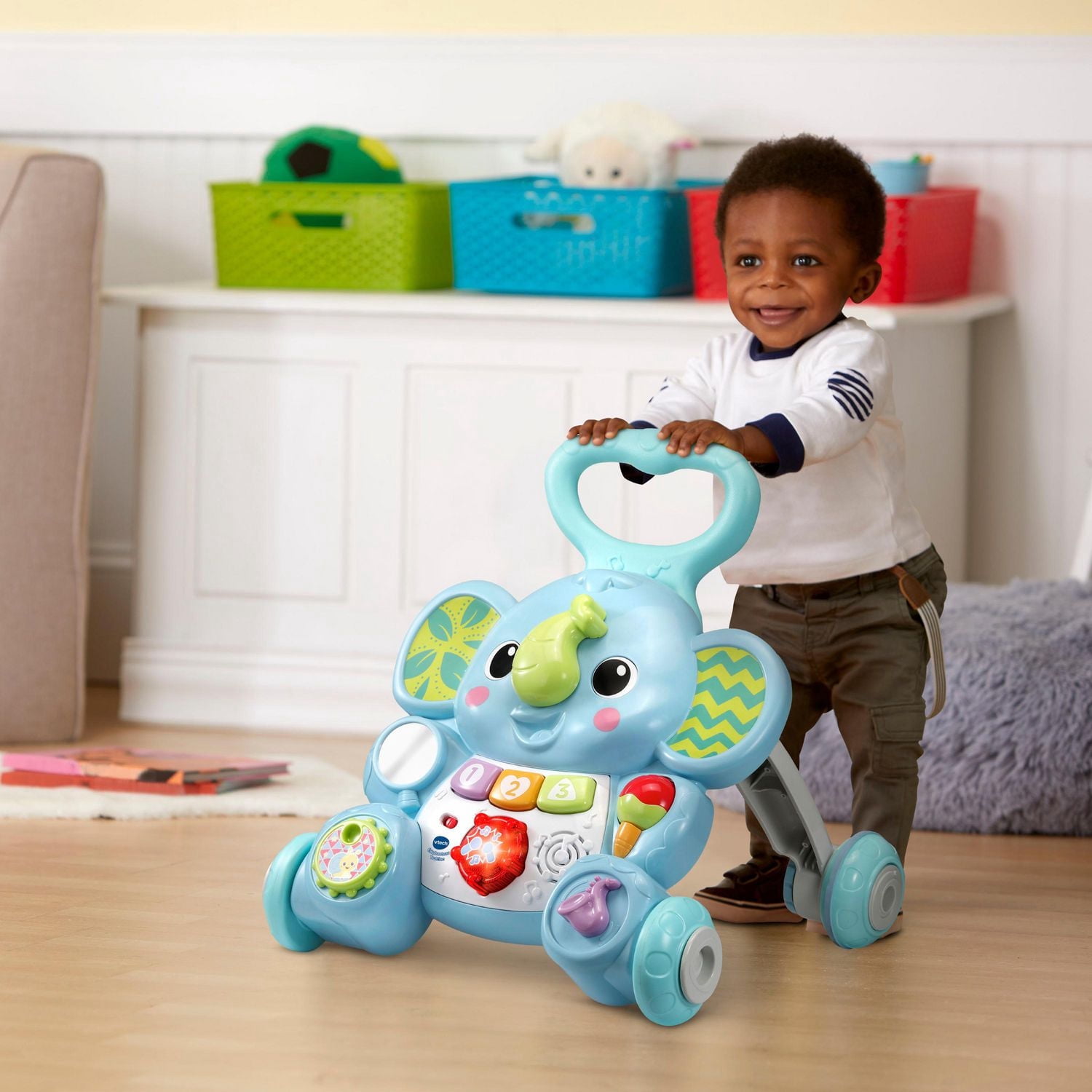 VTech Toddle & Stroll Musical Elephant Walker™ - French Version - Walmart Exclusive