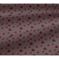 thumbnail image 5 of oneOone Viscose Jersey Dusty Brown Fabric Red Insect Sewing Craft Projects Fabric Prints By Yard 60 Inch Wide, 5 of 5