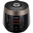 thumbnail image 1 of CUCKOO 6-Cup Pressure Rice Cooker, 13 Modes: White Rice, Brown Rice, GABA, Porridge, Mixed Grains & More, CR-P0609S, Black, 1 of 8