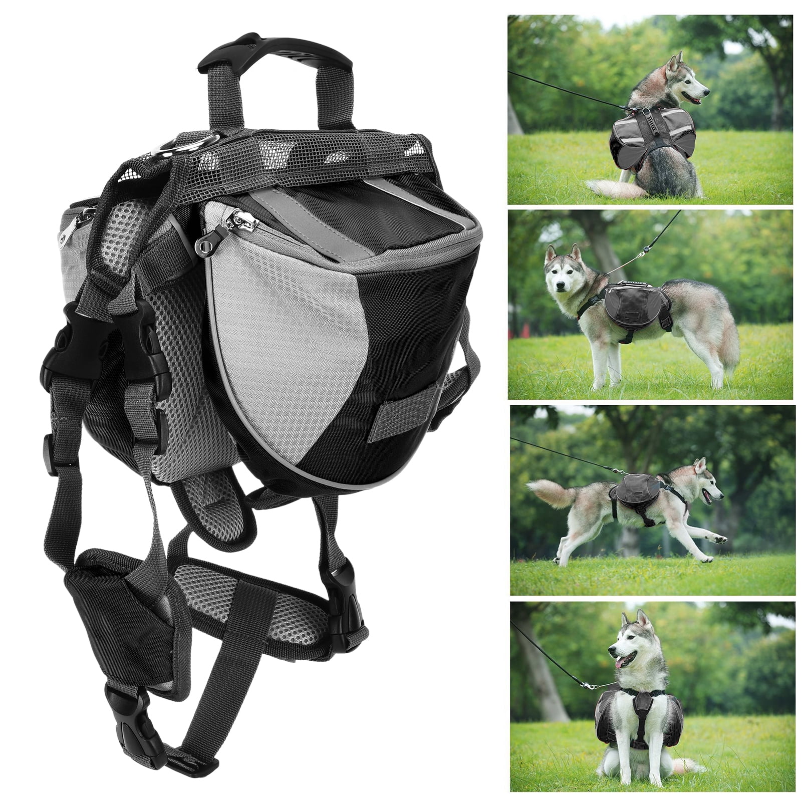 Hound Travel Dog Backpack, Wear  Dog Saddle Bag  For Small Medium Large Dogs