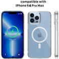 thumbnail image 1 of [PST] iPhone 14 Pro Max Case, Hybrid TPU Back Cover with Magnetic Wireless Charging (MagSafe Compatible), 1 of 4