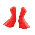 thumbnail image 4 of Lipstore 2 Pieces Bike Brake Levers Hoods Protector Anti Slip Bike Brake Handle Cover Red, 4 of 8