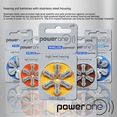 thumbnail image 4 of PowerOne Size 312 Hearing Aid Batteries - 50 x 6 packs = 300 pcs., 4 of 6