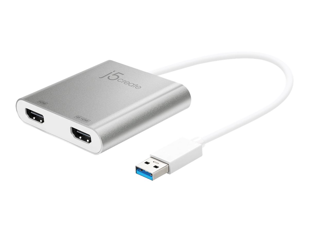 j5create TDSourcing - External video adapter - USB 3.0 - 2 x HDMI
