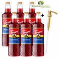 thumbnail image 1 of Torani Pomegranate Flavoring Syrup, Professional Exotic Fruit Beverage Base with Bonus Squeeze Pump, 1 Liter (33.8 fl oz), 1 of 10