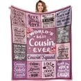 thumbnail image 1 of XZYG Birthday Blanket Gift for Cousin(40*50inch), 1 of 7