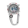 thumbnail image 4 of jinwen Carabiner Watch Clip Electronic Watch with Alarm Clock Unisex Accurate Date Week Red, 4 of 9