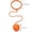 Orange, variant on Ankle Hopping Jumping Ring Toy, Rotating Soft Jumping Ring for Active Play, Coordination Training Toy for Outdoor Fun, Jumping Ring Toy