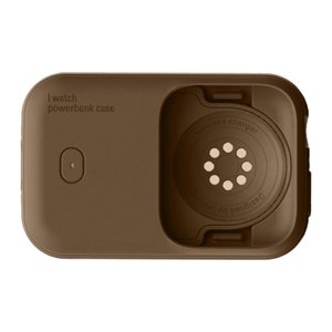 Miulika iwatch Wireless Charger Lightweight Practical Charger Power Bank Accessories Brown