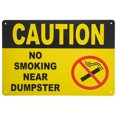 thumbnail image 1 of No Smoking Sign Smoking Prohibition Caution Sign Outdoor No Smoking Sign for Public, 1 of 8