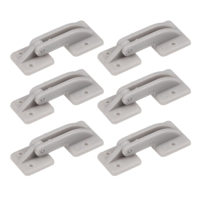 Unique Bargains RC Hinges Adjustable Hatch Hinge L38 x W18 mm, for RC Model Airplane Parts Grey 6pcs