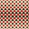 thumbnail image 1 of Ahgly Company Tapis de Zone Carré Lavable en Machine Pêche Orange Profond, 6 Pieds Carré, 1 of 7