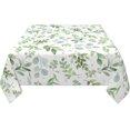 thumbnail image 2 of Nappe Carrée 52x52 Pouces Vert Printemps Feuille Nappe Petite Nappe Nappes Intérieur Extérieur Lavable Sans Plis Tissu Résistant aux Taches Housse de Table pour Tables Carrées Cuisine Salle à Manger, 2 of 6