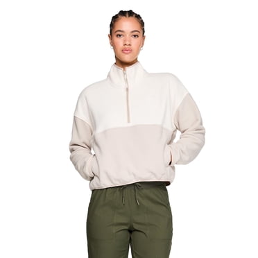 Coton ouaté à demi-fermeture éclair Athletic Works pour femmes