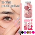 thumbnail image 4 of 15-Piece Professional Makeup Sponge Set Multi-Shape Blenders for Flawless Liquid and Powder Application, 4 of 8