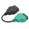 thumbnail image 1 of Câble de Scanner ABS OBD2, Câble de Diagnostic Pratique Durable Performance Stable pour Voiture Vert, 1 of 8