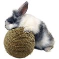 thumbnail image 1 of MesaSe Small Pet Chewing Toy Natural Grass Ball for Teeth Cleaning Toys for Rabbit Cat Small Rodent, 1 of 5