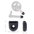 thumbnail image 3 of SRAM Crank Arm Protector Sleeve: Heavy-Duty, Lightweight Guard for XX XO1, XX, XO, RED, Force Chainrings – Easy Install, Scratch-Resistant, Streamlined Design with SRAM Logo (Black, Bagged), 3 of 5