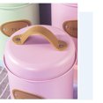 thumbnail image 2 of Wweixi Transparent Tea Jars For Storing And Displaying Favorite Tea Leaves Food Grade Metal Kitchen Storage Jars Jars Kitchen Pink sugar 1Set, 2 of 6