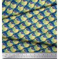 thumbnail image 2 of Soimoi Rayon Fabric Bird,Palm Tree & Sun Nature Print Fabric by Yard 42 Inch Wide, 2 of 3