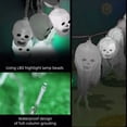 thumbnail image 4 of Halloween Light String Ghost LED Battery Lamp Festival Horror Party Decoration  10 LED Colorful, 4 of 5