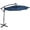 bleu, variante sur Costway Parasol Déporté de Patio 10 Pieds à DEL Solaires, Rotation à 360 Degrés, Orange