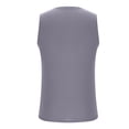 thumbnail image 4 of Dagugfen Débardeurs pour Hommes Col Rond Sans Manches Respirants Chandails de Musculation pour Culturisme Course Couleur Unie, 4 of 6