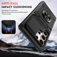 thumbnail image 3 of Fashion Case with Holder Stander Kickstand Drop Resistant Shockproof Case For Samsung Galaxy S25 Ultra, 3 of 7