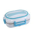 thumbnail image 2 of Wzzjkit Three Compartments Leakage Proof Heating Electrical Lunch Box Plug in Heat Preservation Two in One Lunch Box, 2 of 6