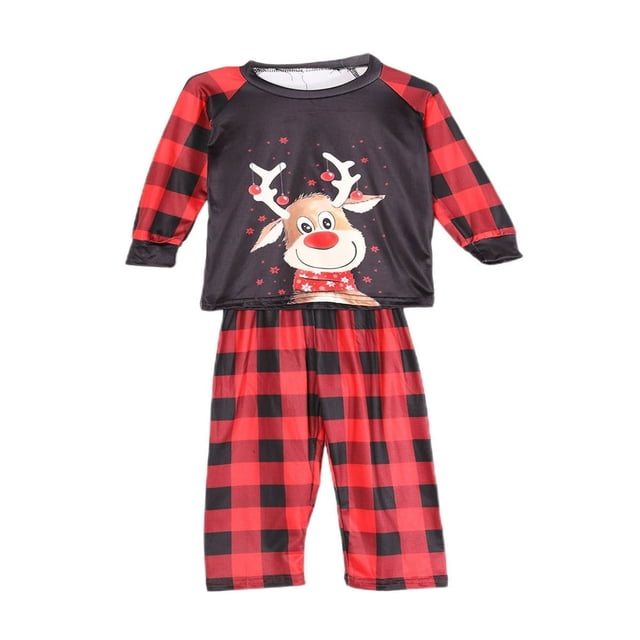 Matching Family Christmas Suits for Adults and Kids Holiday Sleepwear Set
