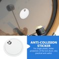 thumbnail image 3 of FRCOLOR Drum Kit Supplies 2Pcs Percussion Drum Set Anti-collision Reinforcement Sticker Single Step Sticker,2.56"X2.56"X0.04", 3 of 4