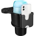 thumbnail image 4 of Car Cup Bracket Expander,Cupholder,Multifunctional with Phone Mount,Adjustable Base,Fits Cups <108mm,Phones <97mm,Stylish Design,Durable Plastic,Easy Installation,for Car Organization,Universal Fit, 4 of 9