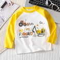 thumbnail image 2 of Yammkia Chandails de Dessous pour Garçons Adolescents Garçon Fille Chandail à Manches Longues Doux Col Ras du Cou T-Shirts à Manches Longues T-Shirts de Base pour Superposition Taille 5T 6T (Jaune, 5-6 Ans), 2 of 3