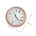 thumbnail image 2 of Minkissy Assorted Color Outdoor Wall Clock with Thermometer and Hygrometer for Patio Garden Decor, 2 of 5