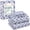Paisley Ornament, variant on RUVANTI 7 Pcs Cotton Sheets - 100% Natural Cotton Soft, Lightweight & Breathable Crispy Percale Bed Sheets, Split King Sheets for Adjustable Bed 16" Deep Pockets, Radiant