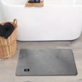 thumbnail image 4 of TopLLC Bathroom Rugs, Home Summer Carpet Front Door Carpet Super Absorbent Quick Drying Rubber Backing Non-slip Floor Mat Washable Super Soft Bathtub Carpet Bathroom Carpet Bathroom Rugs, 4 of 6