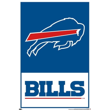 NFL Buffalo Bills - Logo 21 Wall Poster, 14.725" x 22.375" Framed