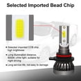 thumbnail image 3 of 2 Pcs Compatibles avec Toyota Rav4 2016-2018 9012 Ampoule de Phare DEL Lumière Super Blanche 6000K, 3 of 8