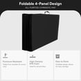 thumbnail image 3 of BalanceFrom 6ft x 4ft x 2in 4-Panel All-Purpose Folding Gymnastics Mat, Black, 3 of 12