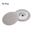 thumbnail image 3 of Unique Bargains 10pcs 48L Fabric Cloth Covered Button 30mm Round Metal Shank Sewing Buttons for Suits Dress Blouses, Beige, 3 of 5