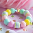 thumbnail image 2 of TINY HANDS assorti Pastel perles, 90 pièce, rond et étoile Shapes, âge 6+, 2 of 6